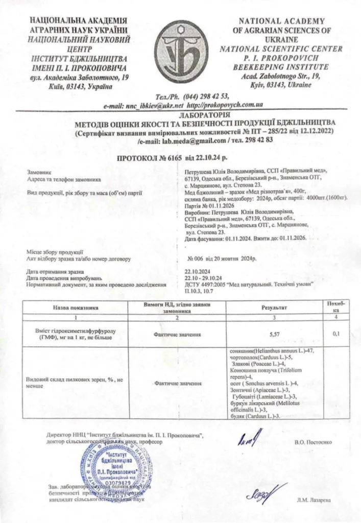 Мед Різнотрав'я 400 г
