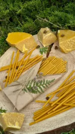 Воскові свічки № 60 з натуральним прополісом в подарунковій коробці 0,5 кг - Зображення 2
