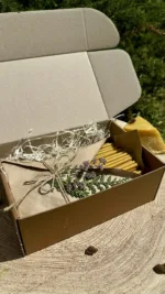 Воскові свічки № 60 з натуральним прополісом в подарунковій коробці 0,5 кг - Зображення 4